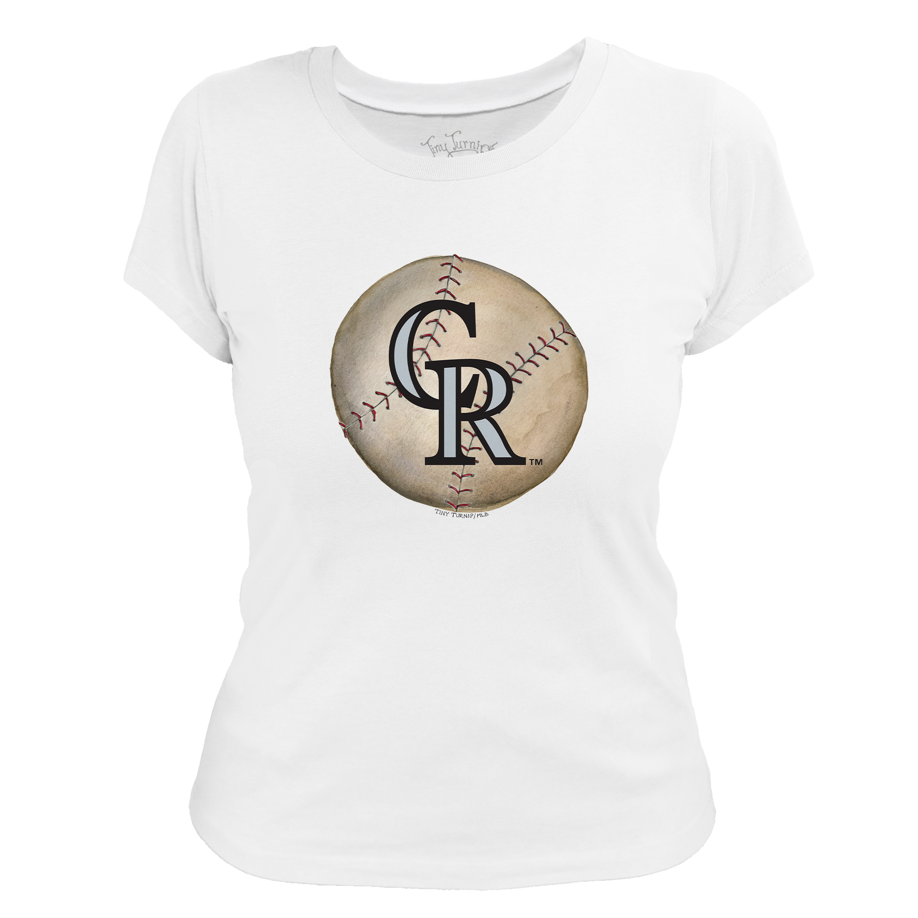 Colorado Rockies Stitched Baseball Tee Shirt