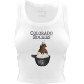 Colorado Rockies Sundae Helmet Crop Tank - Tiny Turnip