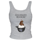 Colorado Rockies Sundae Helmet Ribbed Tank