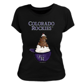 Colorado Rockies Sundae Helmet Women's Tee Shirt