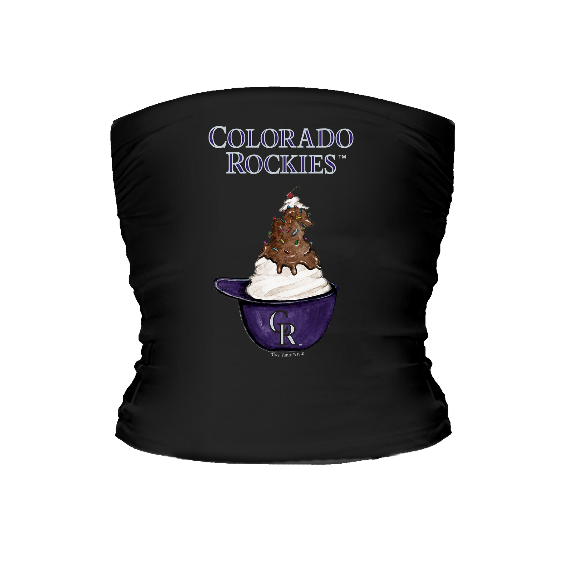 Colorado Rockies Sundae Helmet Tube Top - Tiny Turnip