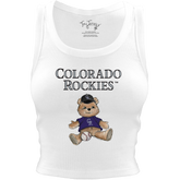 Colorado Rockies Teddy Crop Tank - Tiny Turnip