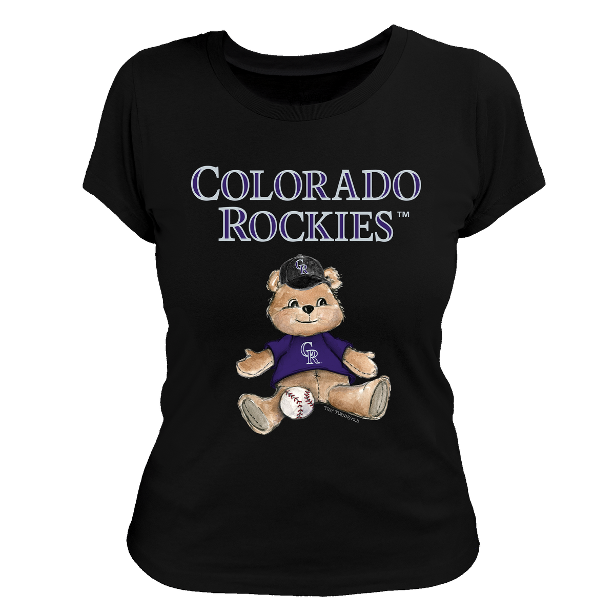 Colorado Rockies Boy Teddy Women's Tee Shirt