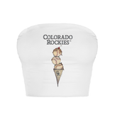 Colorado Rockies Triple Scoop Crop Tube Top