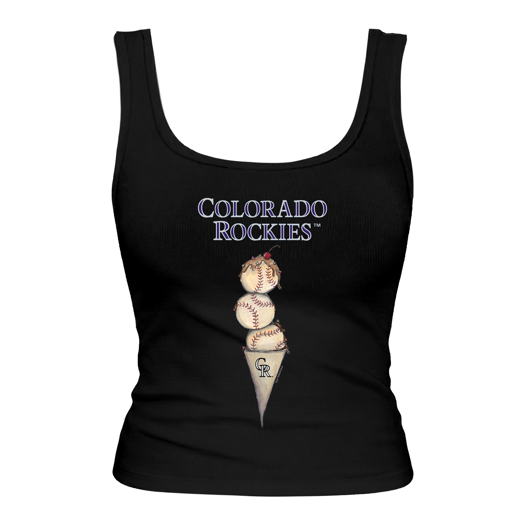 Colorado Rockies Triple Scoop Emmy Tank