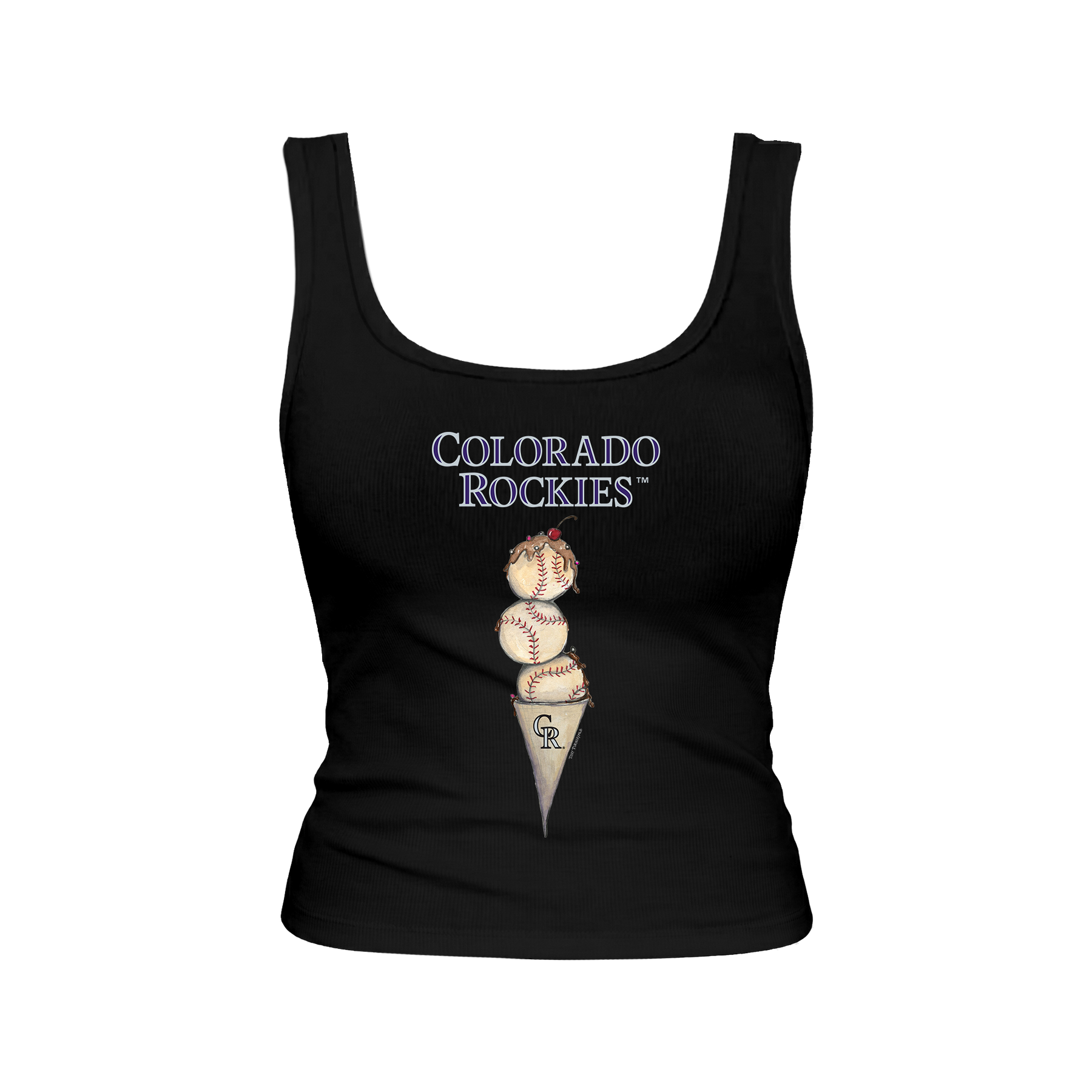 Colorado Rockies Triple Scoop Emmy Tank
