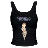 Colorado Rockies Triple Scoop Ribbed Tank