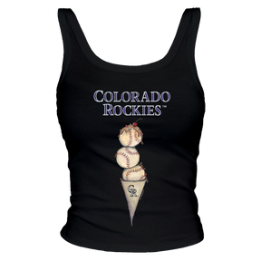 Colorado Rockies Triple Scoop Ribbed Tank
