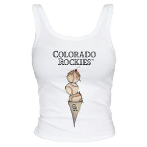 Colorado Rockies Triple Scoop Ribbed Tank