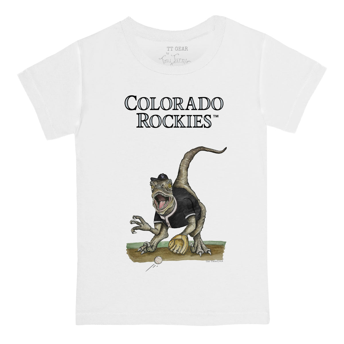 Colorado Rockies Velociraptor Tee Shirt