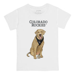 Colorado Rockies Yellow Labrador Retriever Tee Shirt