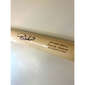 Chicago Cubs Patrick Wisdom Signed Bat Auction