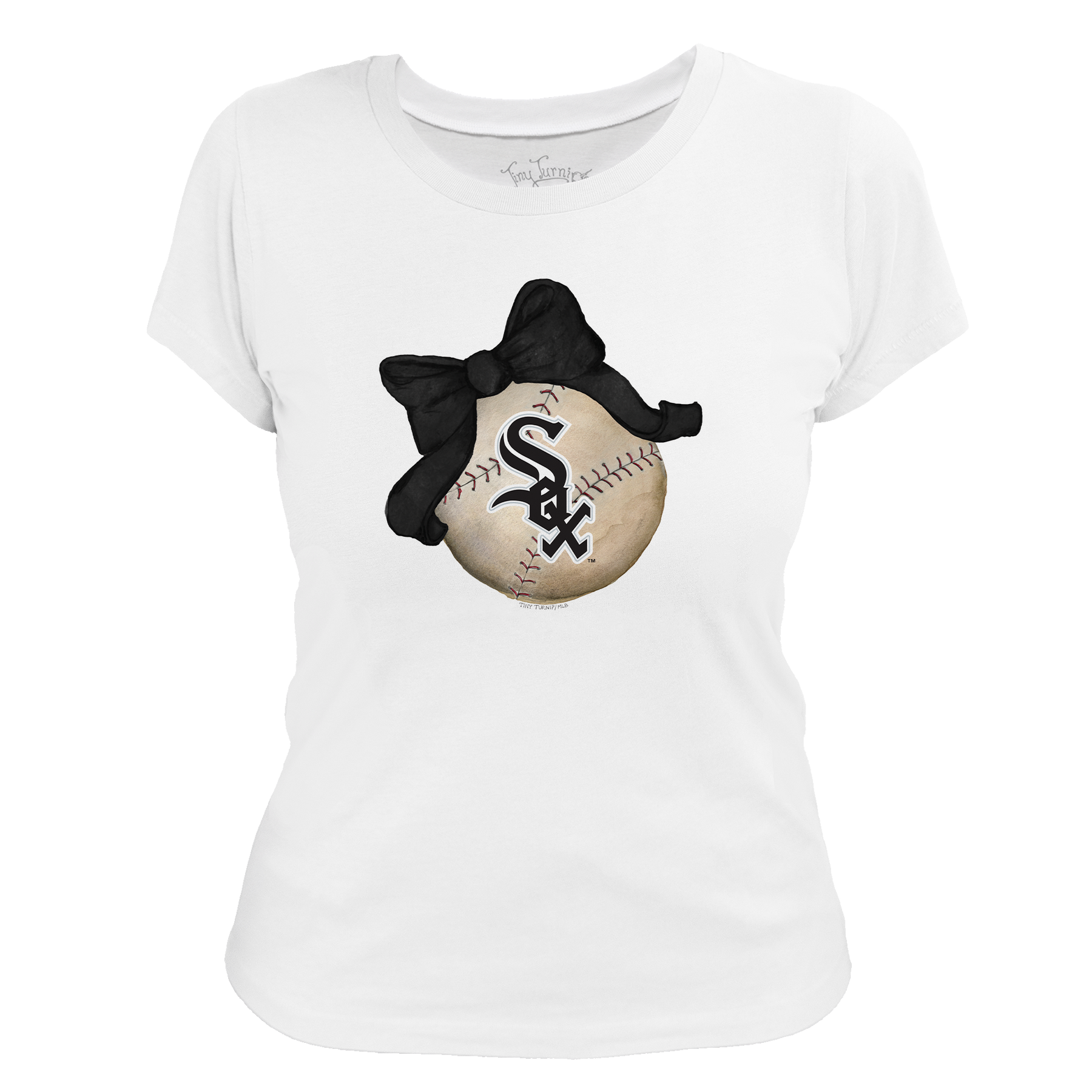 Chicago White Sox Baseball Bow Tee Shirt