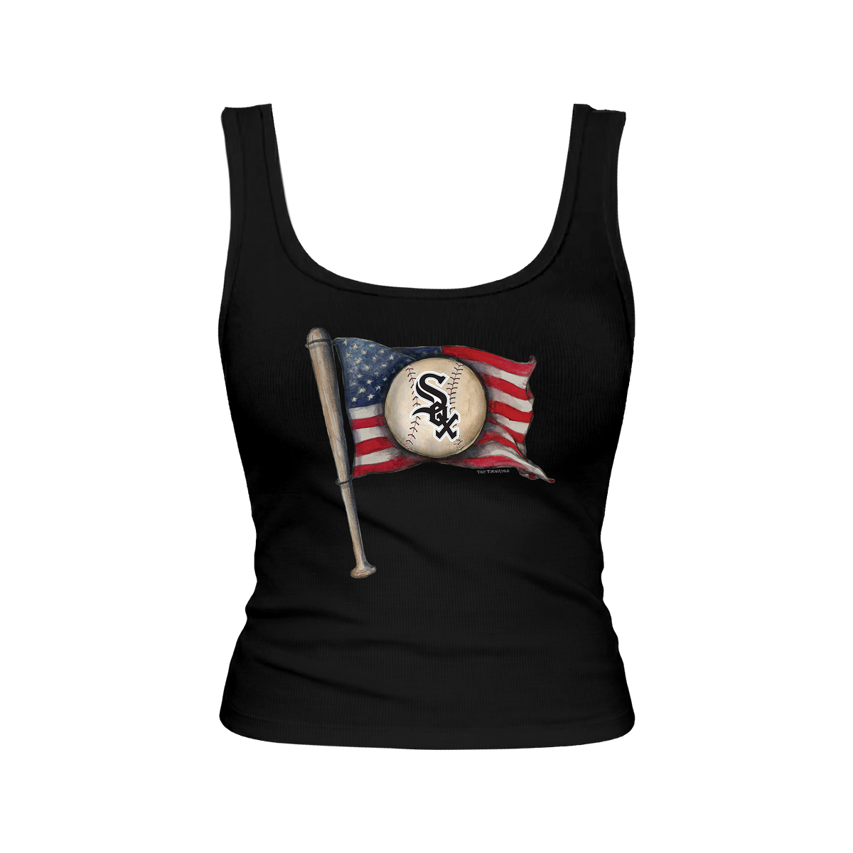 Chicago White Sox Baseball Flag Emmy Tank