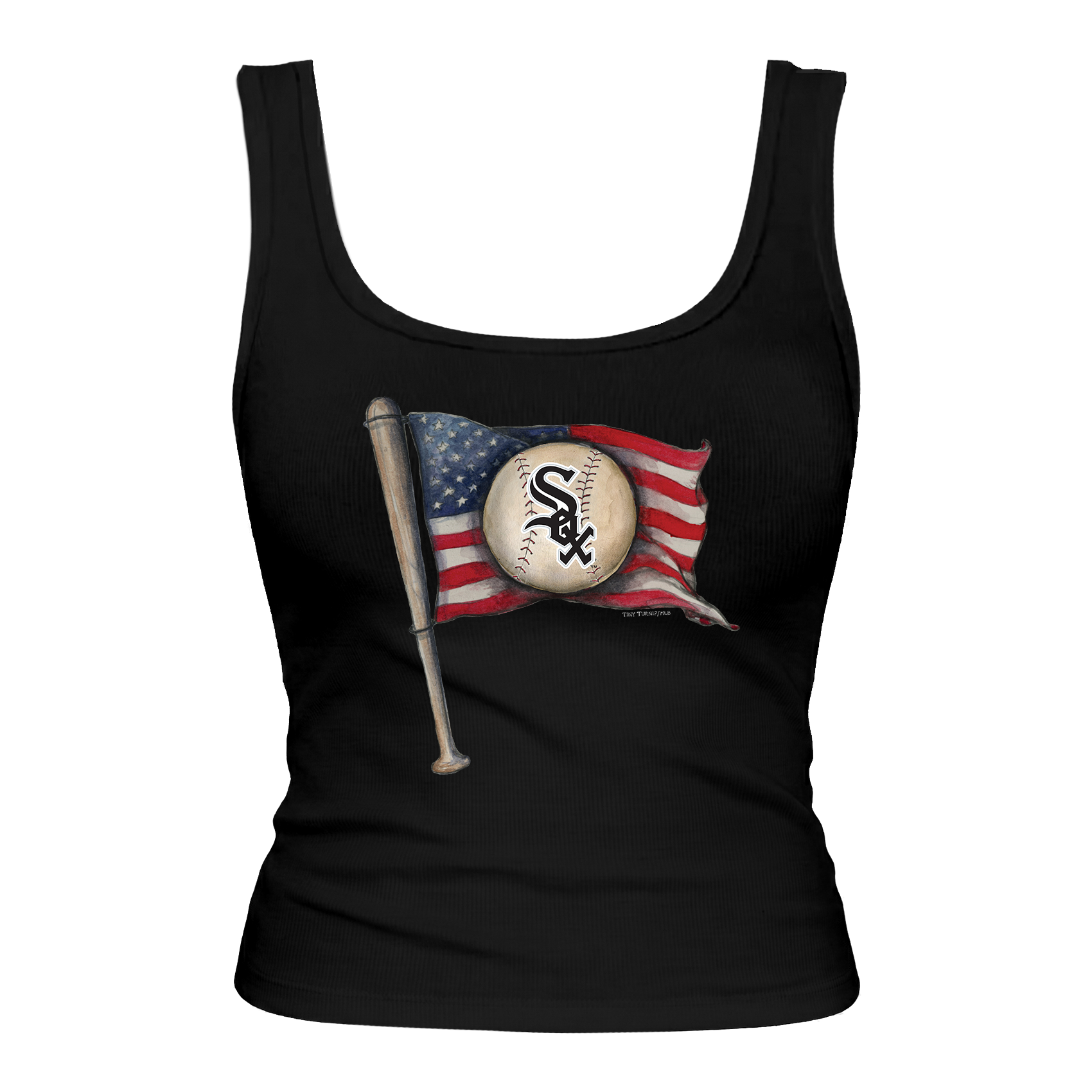 Chicago White Sox Baseball Flag Emmy Tank