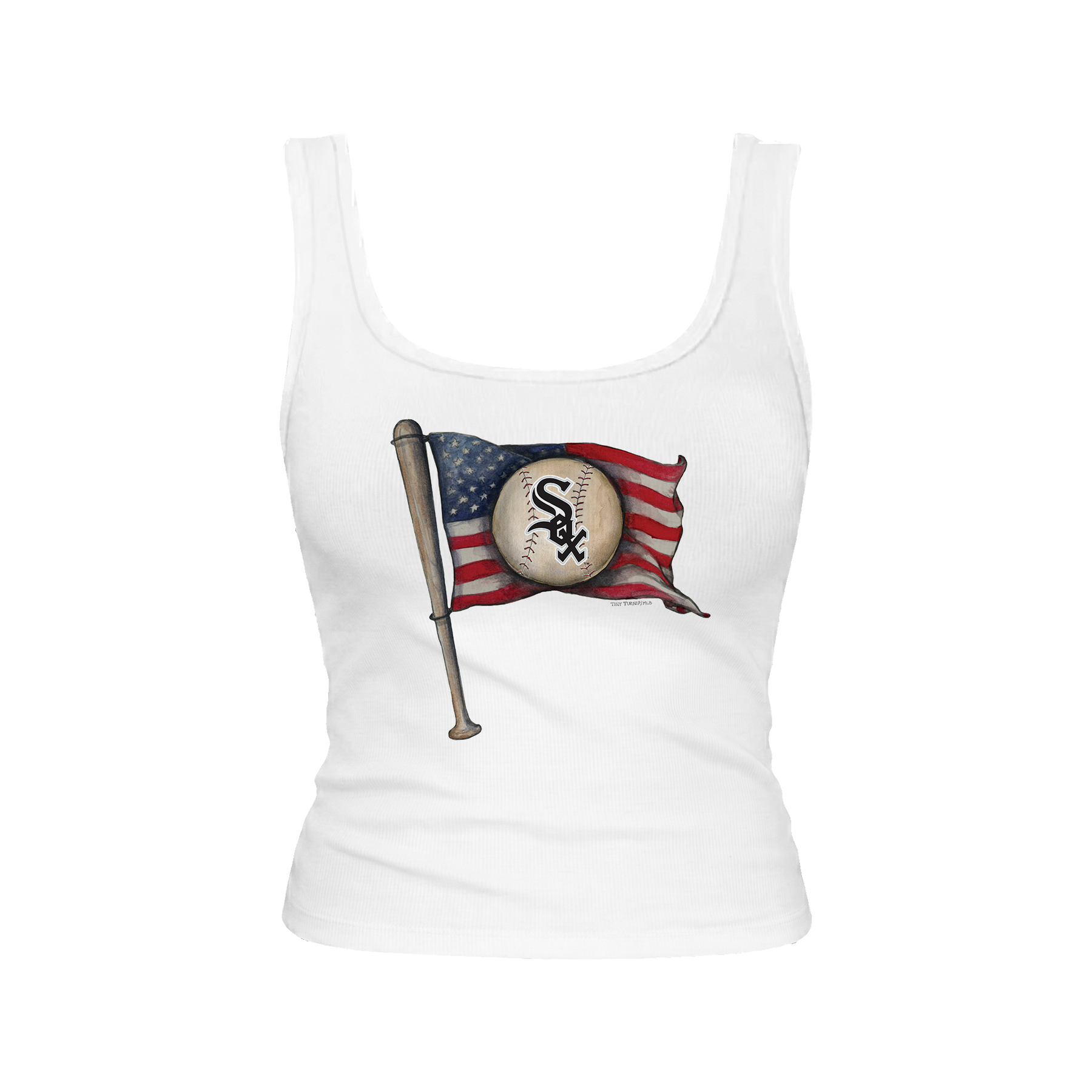 Chicago White Sox Baseball Flag Emmy Tank