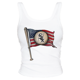 Chicago White Sox Baseball Flag Tank - Tiny Turnip