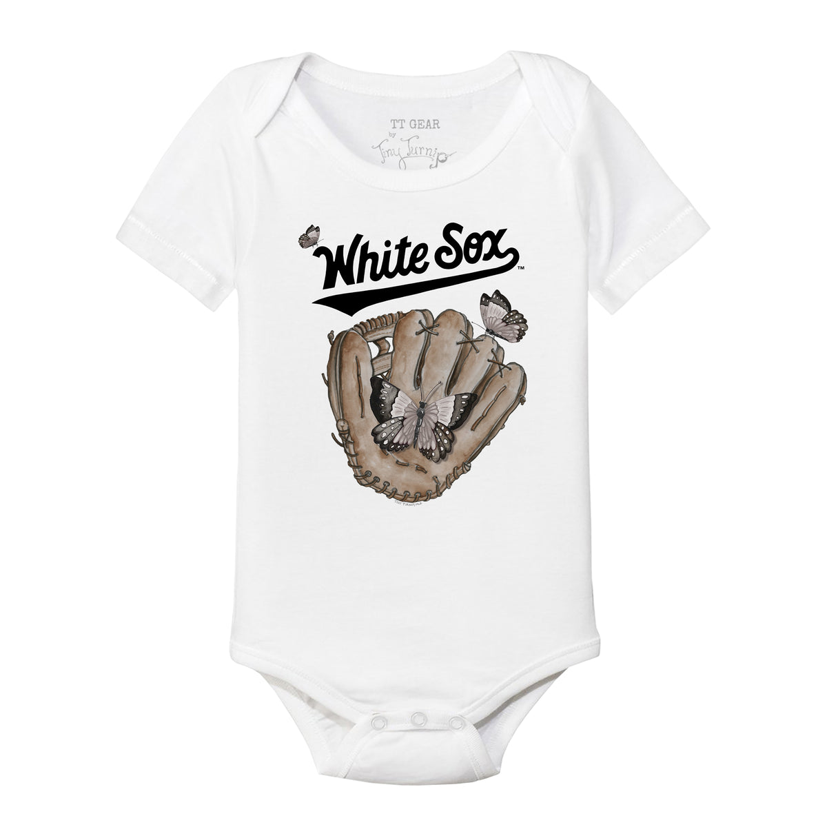 Chicago White Sox Butterfly Glove Short Sleeve Snapper