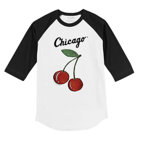 Chicago White Sox 3/4 Black Sleeve Raglan