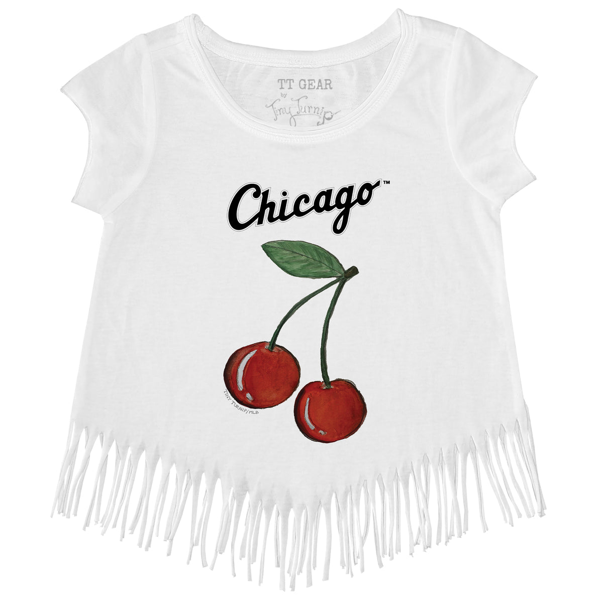 Chicago White Sox Cherries Fringe Tee