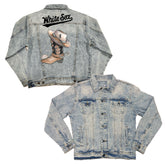 Chicago White Sox Cowboy Boot Boyfriend Denim Jacket