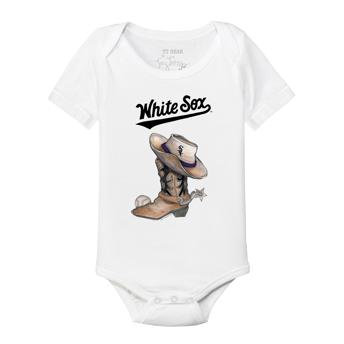 Chicago White Sox Cowboy Boot Short Sleeve Snapper