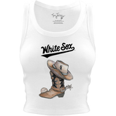 Chicago White Sox Cowboy Boot Crop Tank