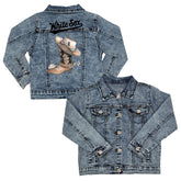 Chicago White Sox Cowboy Boot Kid's Denim Jacket