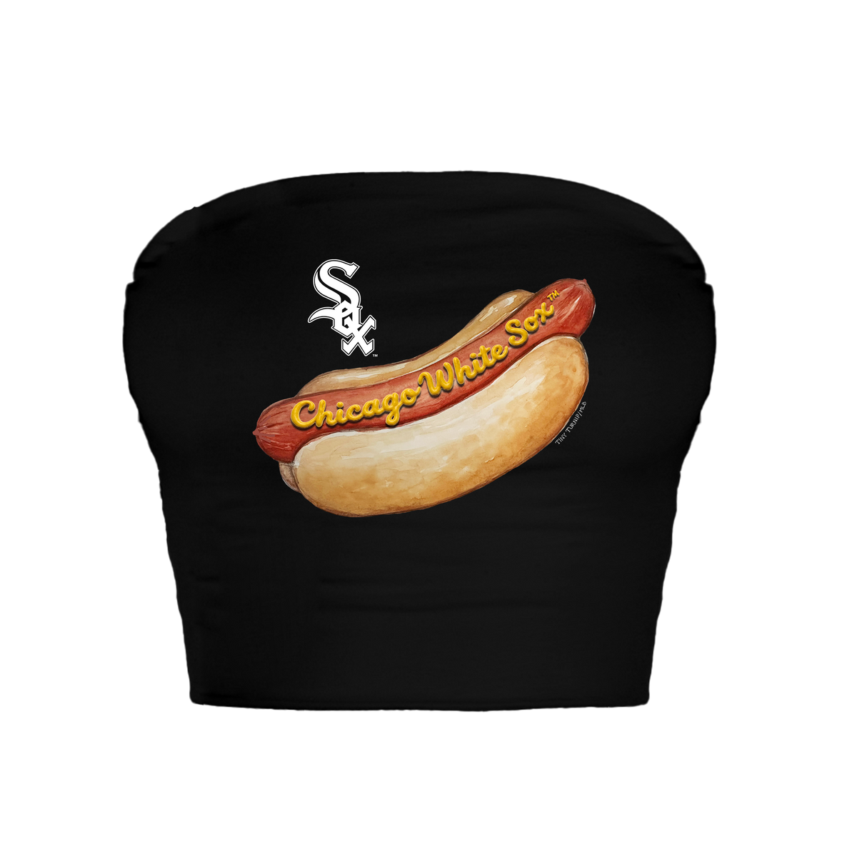 Chicago White Sox Hot Dog Crop Tube Top