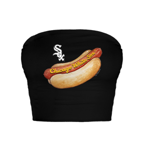 Chicago White Sox Hot Dog Crop Tube Top