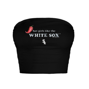Chicago White Sox Hot Girls Crop Tube Top