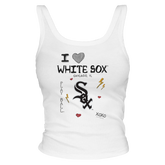 I Heart White Sox Tank - Tiny Turnip