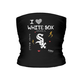 I Heart White Sox Tube Top - Tiny Turnip