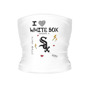 I Heart White Sox Tube Top - Tiny Turnip
