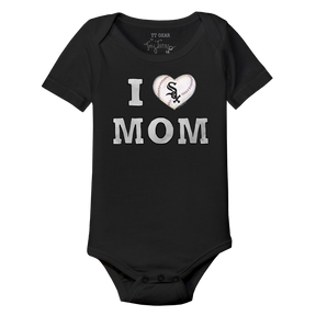 Chicago White Sox I Love Mom Short Sleeve Snapper