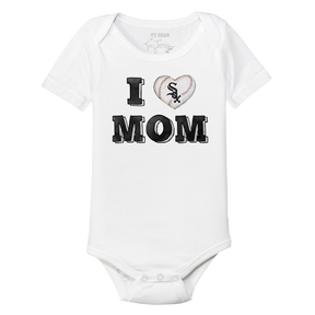 Chicago White Sox I Love Mom Short Sleeve Snapper