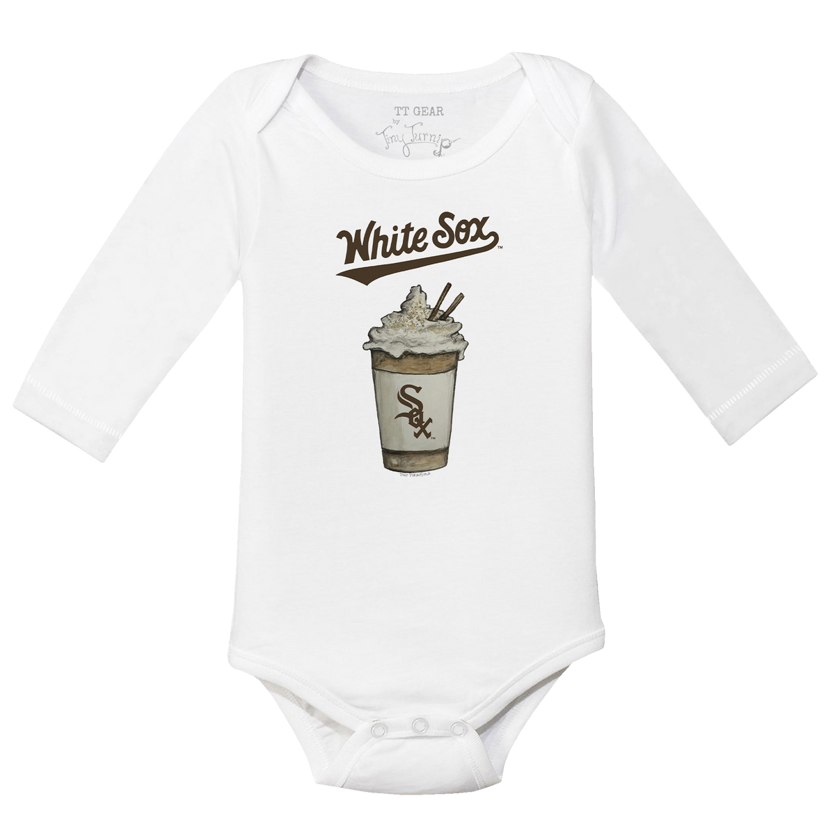 Chicago White Sox Latte Long Sleeve Snapper