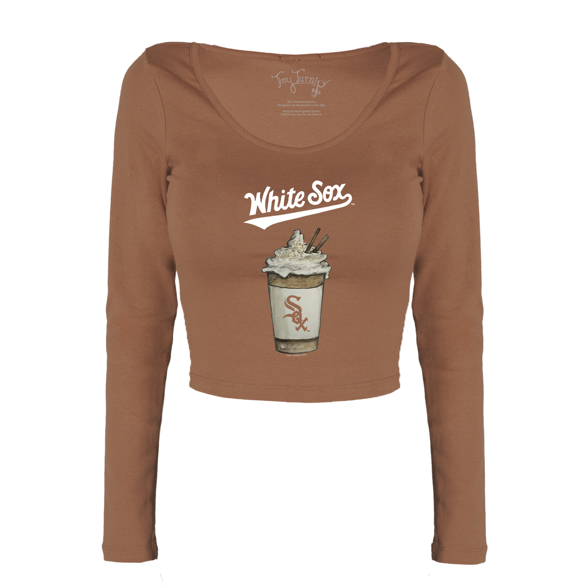 Chicago White Sox Latte Women's Lucy Long Sleeve
