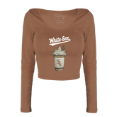 Chicago White Sox Latte Women's Lucy Long Sleeve