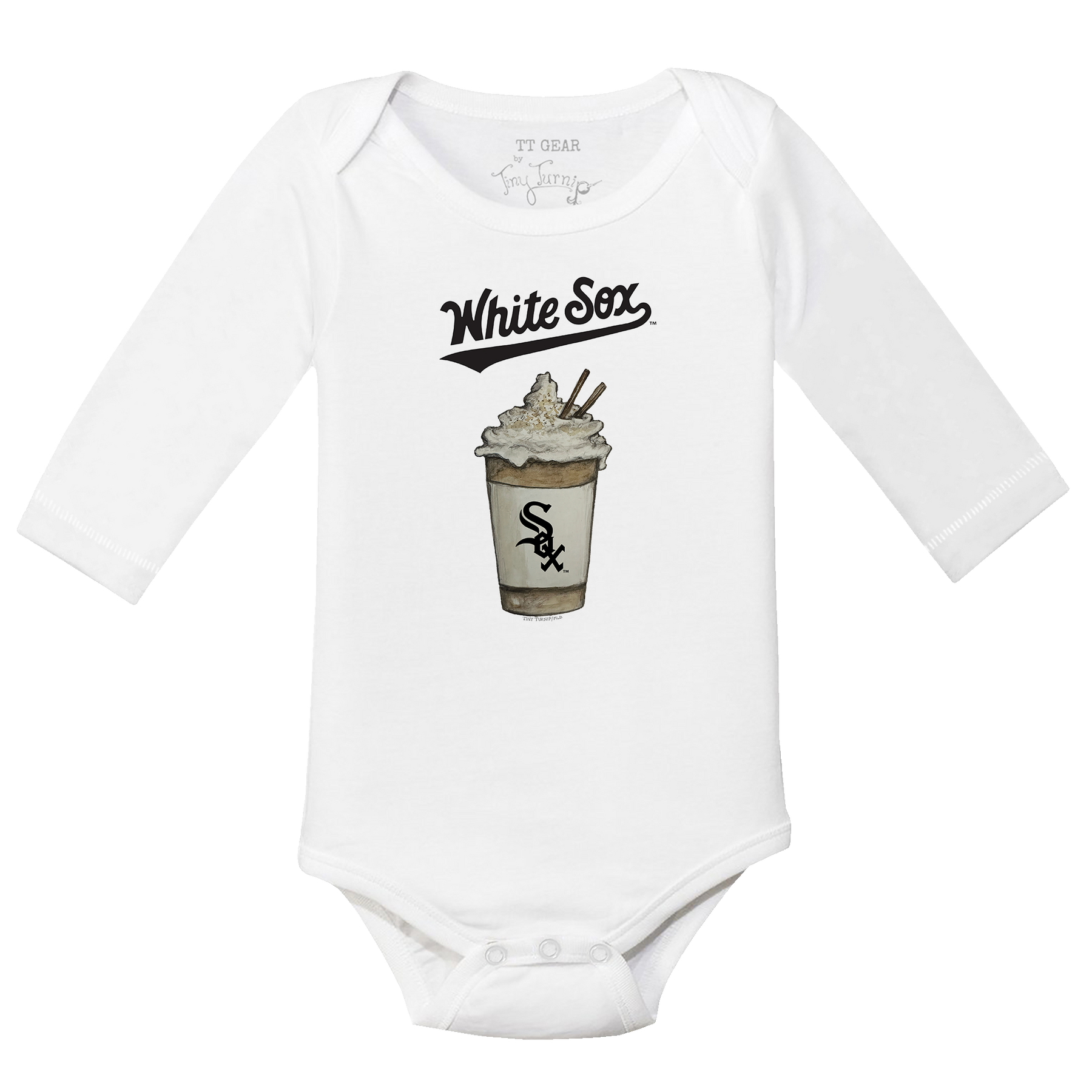 Chicago White Sox Latte Long Sleeve Snapper