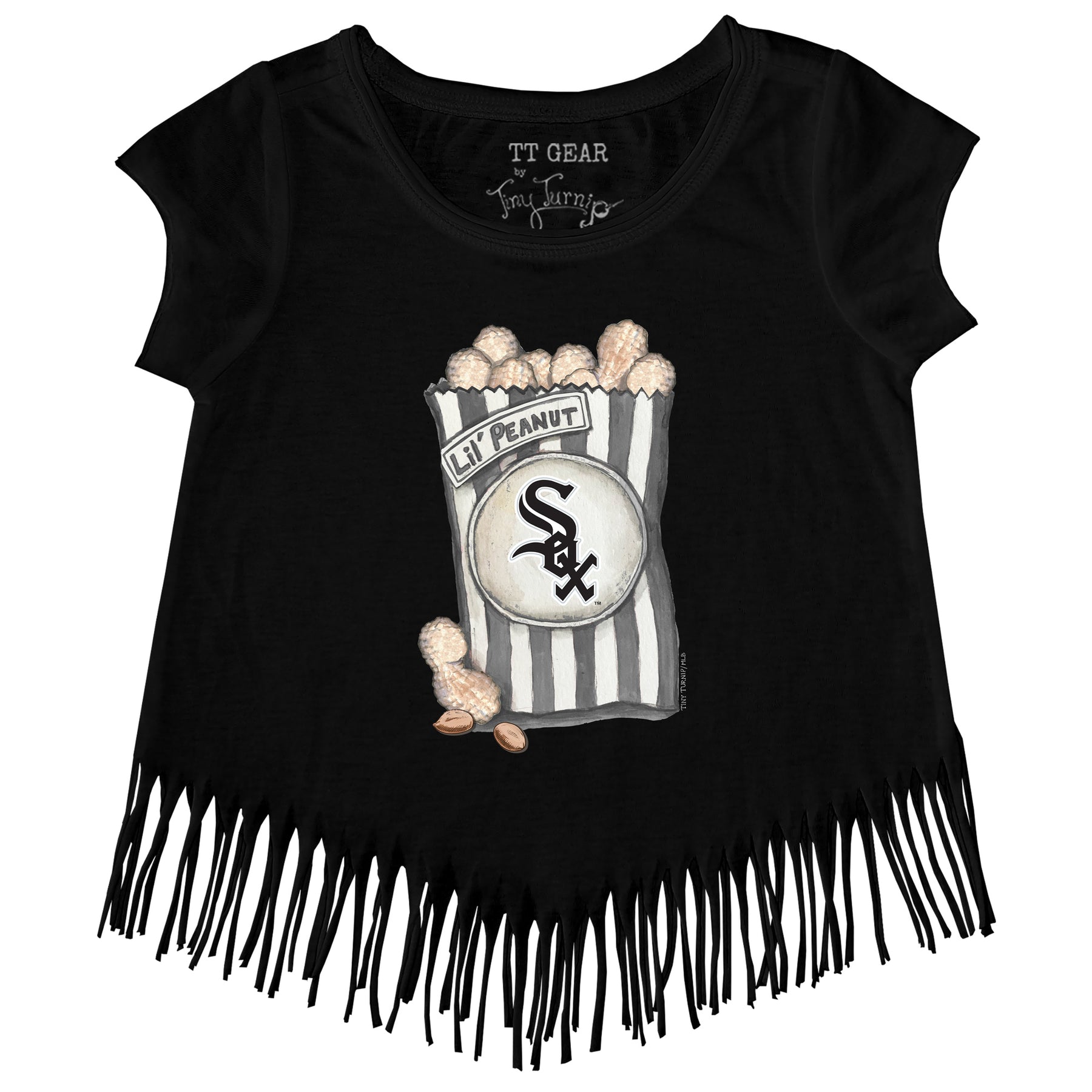 Chicago White Sox Lil' Peanut Fringe Tee