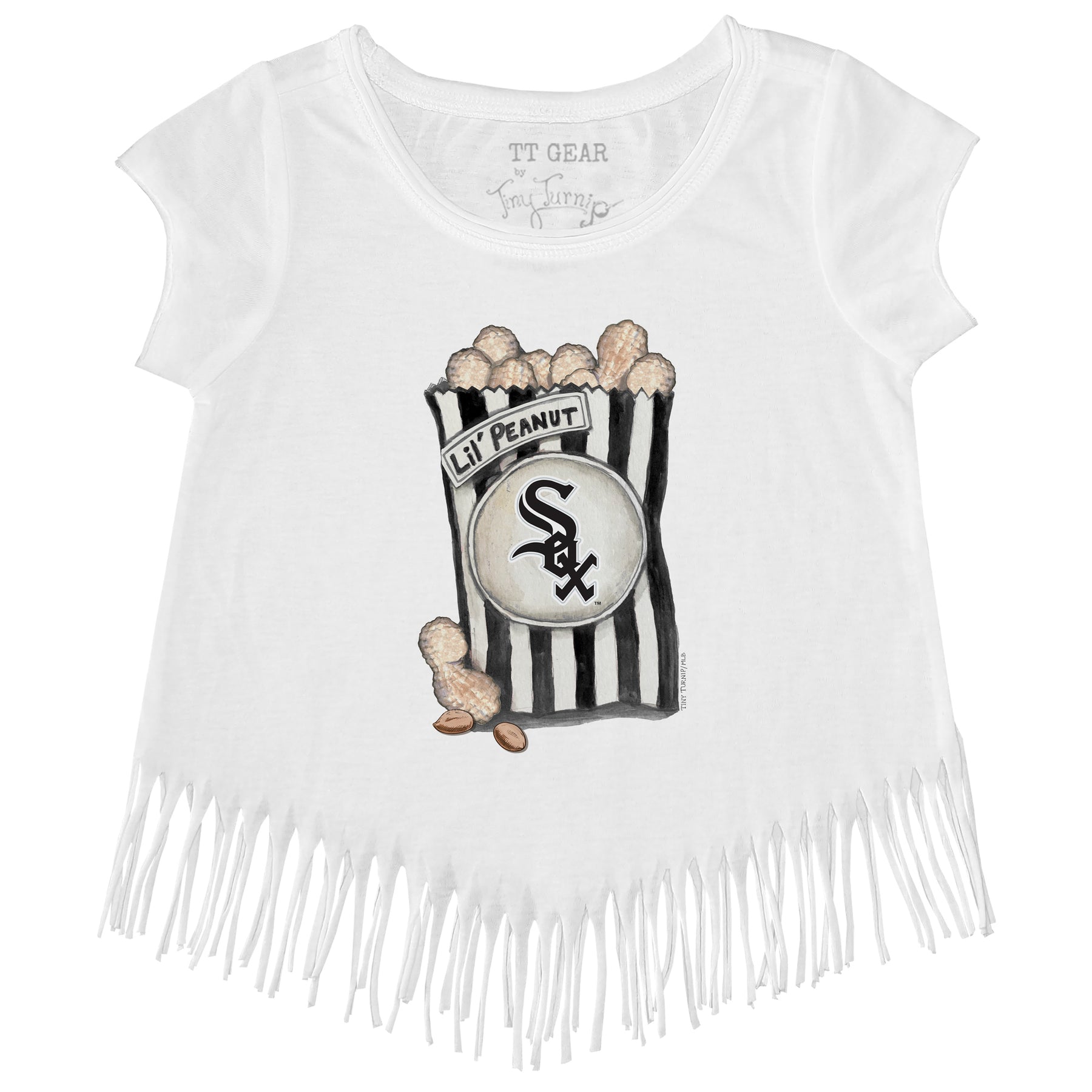 Chicago White Sox Lil' Peanut Fringe Tee