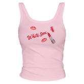 Chicago White Sox Lipstick OG Ribbed Tank - Tiny Turnip
