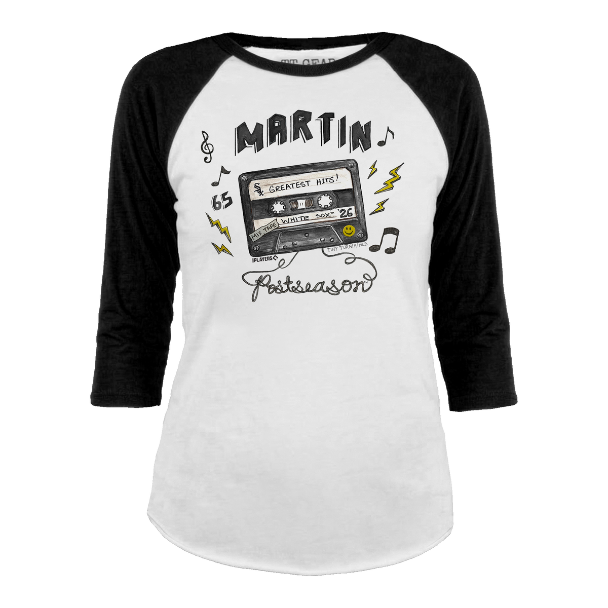 VIP Chicago White Sox Postseason '26 Unisex 3/4 Sleeve Raglan - Tiny Turnip