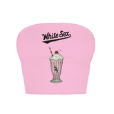 Chicago White Sox Milkshake Crop Tube Top
