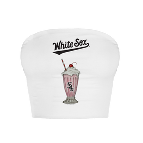 Chicago White Sox Milkshake Crop Tube Top