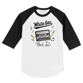 Chicago White Sox Mixtape 3/4 Black Sleeve Raglan