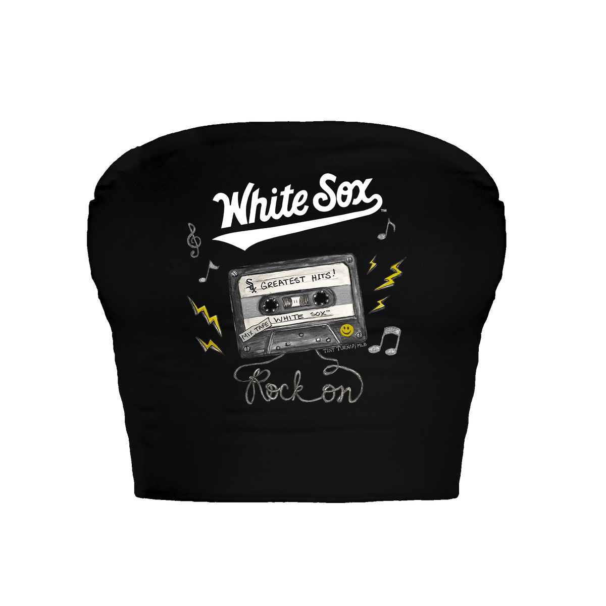 Chicago White Sox Mixtape Crop Tube Top