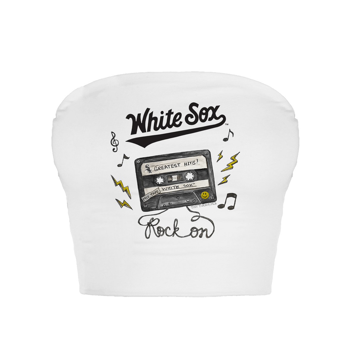 Chicago White Sox Mixtape Crop Tube Top
