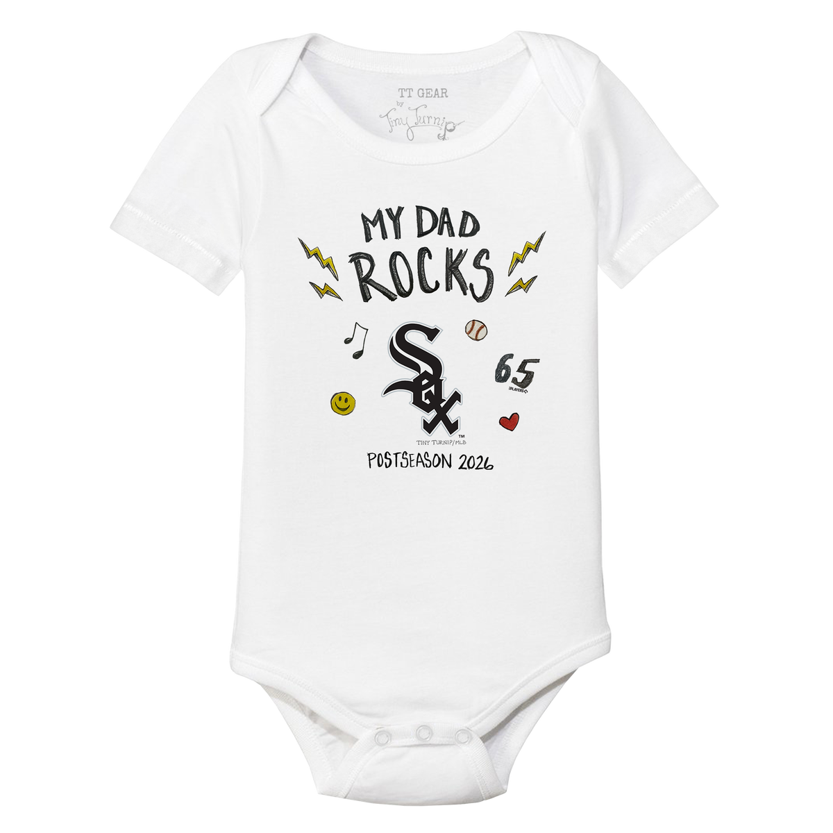 VIP Chicago White Sox Postseason '26 Short Sleeve Snapper - Tiny Turnip